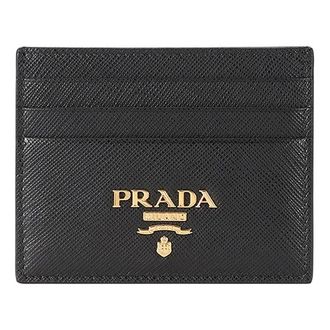 Prada (WMNS) PRADA FW25 Saffiano Leather Card Holder Black 1MC025-QWA-F0002