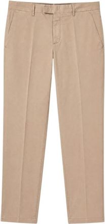 Pantaloni Torino Slim-fit Broek - Heren - Slim Fit Broeken - Bruin - L - Leer - Broeken