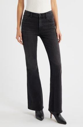 Rag & Bone Flexi Dahlia Mid Rise Flare Jeans in Mdnght at Nordstrom Rack, Size 26