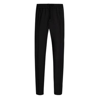 Dolce & Gabbana Heren, Broeken, Zwart, Maat: XL Leer