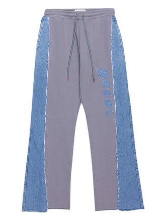 Honor The Gift Pantaloni sportivi con design patchwork - Grigio