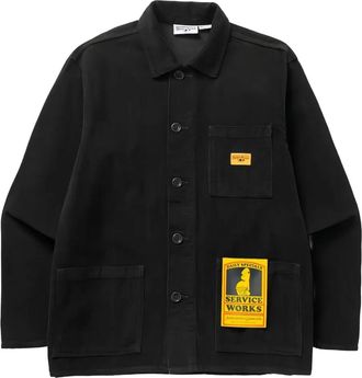 Service Works corduroy shirt jacket - Black