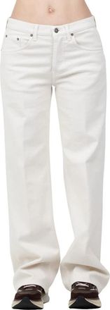 Dondup Jacklyn Wide-Leg Broek - Dames - Loose Fit Jeans - Beige - W30 - Katoen - Jeans