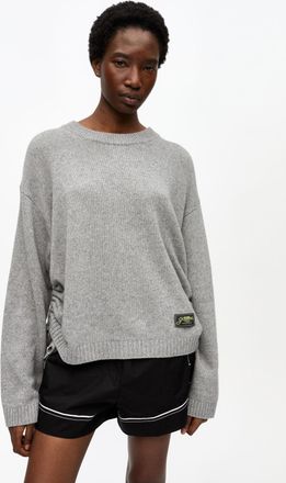 Ganni Future Mixed Wool Oversized Jumper in Paloma Melange Size Small/Medium Womens