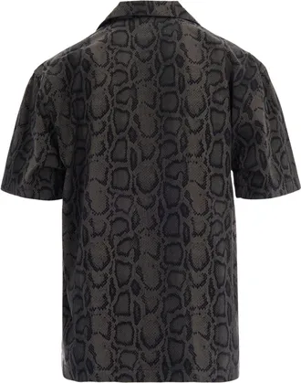 Carhartt Work in Progress Mens Shirt Snake Camo Leaf Camo-Leaf Cotton Twill Camo/leaf
