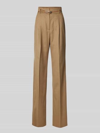 Max Mara Bootcut Fit Stoffhose aus reiner Schurwolle Modell ZAC in Hazel, Gr&ouml;&szlig;e 40