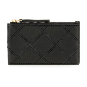 Tory Burch Tory Burch, Wallets & Cardholders, female, Black, Size: ONE SIZE Fleming Card Holder