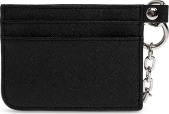 Vivienne Westwood Card Holder With Keychain, Unisex, Black