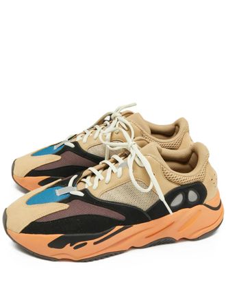 Yeezy by Kanye West Boost 700 suede panels sneaker - men - Calf Leather/Mesh/Calf Suede/Fabric/Rubber - 47 - Neutrals