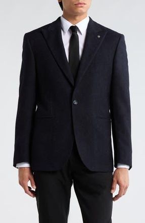 Jack Victor Erie Floral Stretch Wool Balzer in Navy at Nordstrom Rack, Size 42Regular