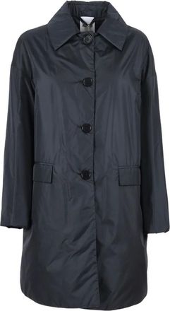 Aspesi Cappotto Teena - Heren - Mantel - Blauw - S - Leer - Jassen