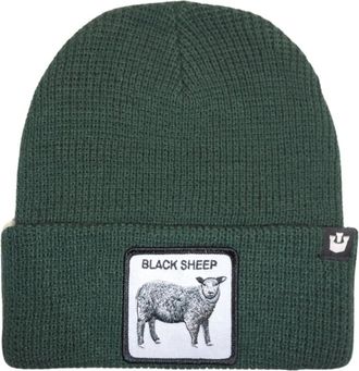 Goorin Brothers Animal Farm Beanie Hat met Front Patch - Dames - Hoeden - Groen - ONE Size - Wol - Accessoires
