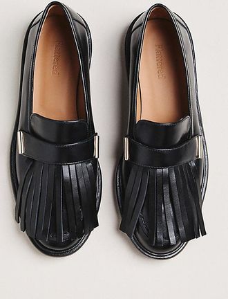 Flattered Carter Leather Fringe Loafers
