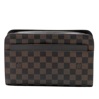 Louis Vuitton Pre-owned Clutches, female, Brown, Size: ONE SIZE Pre-owned The Saint Paul