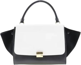 Celine Tweedehands leren handtassen - Dames - Vintage Handtas - Wit - ONE Size - Leer - Vintage