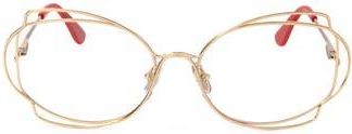 Marni 58mm Round Reading Glasses in Gold at Nordstrom Rack