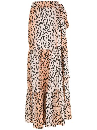 OLYMPIAH Johannes long skirt - Orange