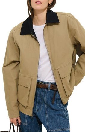 Alex Mill Essex Cotton Canvas Jacket in Khaki at Nordstrom, Size Xx-Large