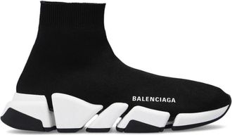 Balenciaga Zwarte Speed 2.0 Sneakers - Dames - Sneakers - Zwart - 34 EU - Polyester - Schoenen