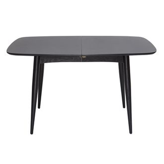 Miliboo Miliboo - Mesa De Comedor Extensible Madera Negra L130-160 Cm Nordeco