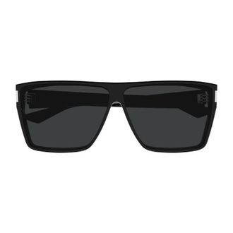 Saint Laurent SL756001 Square Full Rim Sunglasses - Black