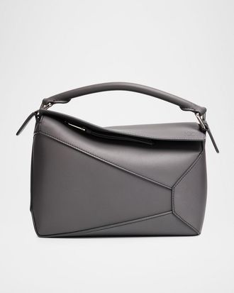 Loewe Puzzle Edge Small Shoulder Bag in Calfskin Leather