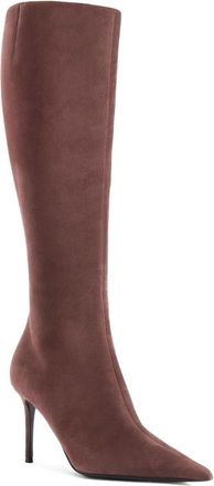 Giuseppe Zanotti 85mm Tamigi Suede Pointed-toe Knee-high Boots