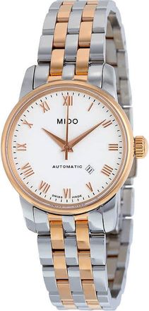 Mido Baroncelli Automatic White Dial Two-tone Ladies Watch M76009N61