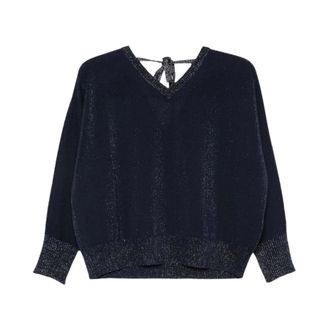 D.exterior D. Exterior Truien - Dames - Truien - Blauw - Maat: L