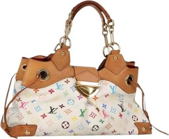Louis Vuitton Pre-owned Handbags, female, White, Size: ONE SIZE Pre-owned Canvas louis-vuitton-bags
