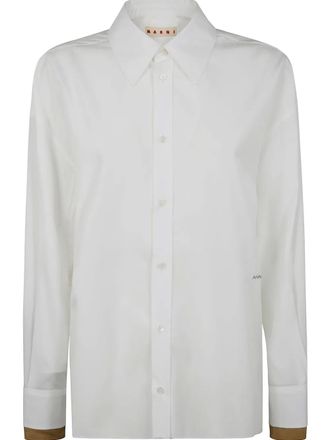 Marni cotton shirt - women - Cotton - 40 - White