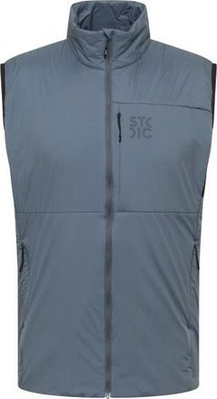 Stoic MountainWool60 JokkmokkSt. Hybrid Vest II Wollgilet f&uuml;r Herren | grau