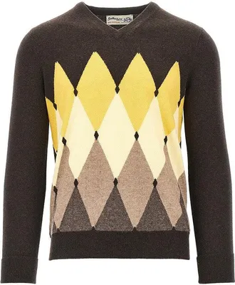 Ballantyne Lozenge cashmere sweater Man 46