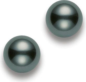 Mikimoto Black South Sea Pearl Stud Earrings in Black Pearl at Nordstrom