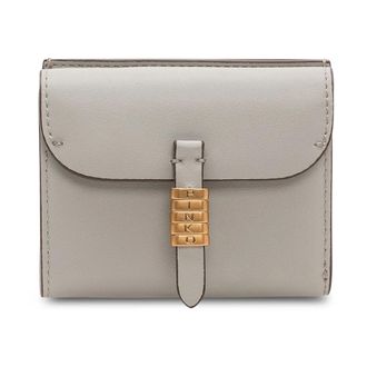 Pinko Wallets & Cardholders, female, Gray, Size: ONE SIZE Saddle Wallet