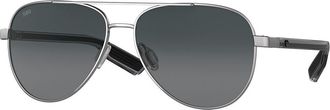 Costa 6S4002 Peli Polarized 400227 Mens Sunglasses Gunmetal Size 57