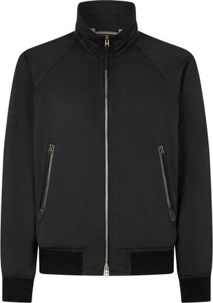 Tom Ford Techno Poplin Jacket - male - Tom Ford - Light Jackets - Black - M - Jackets