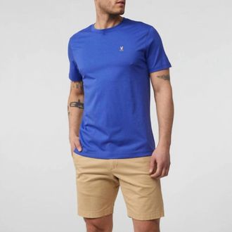 Psycho Bunny Classic Crew Neck Short Sleeve Tee In Twilight Blue