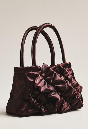 Damson Madder Frilly Alani Satin Bag