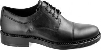 Ecco Mens Newcastle Cap Toe Oxford Shoe In Black