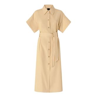 Pinko Shirt Dresses, female, Beige, Size: XS Alesha Dress