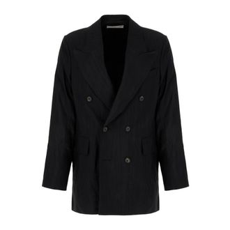 Our Legacy Blazers, male, Black, Size: S Stylish Jackets and Vests Collection