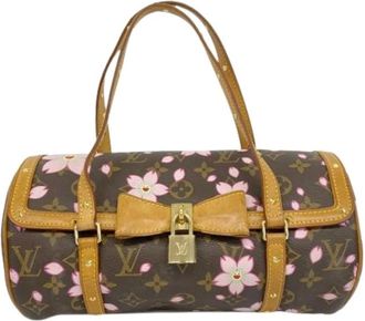 Louis Vuitton Pre-owned Handbags, female, Brown, Size: ONE SIZE Pre-owned Vintage Canvas Handbag
