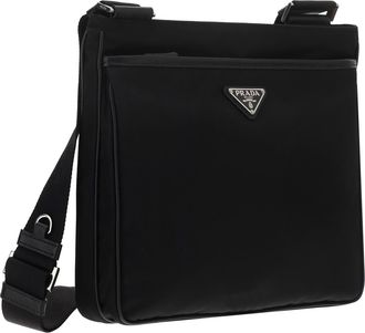 Prada Mens Shoulder Bag Nero Nylon