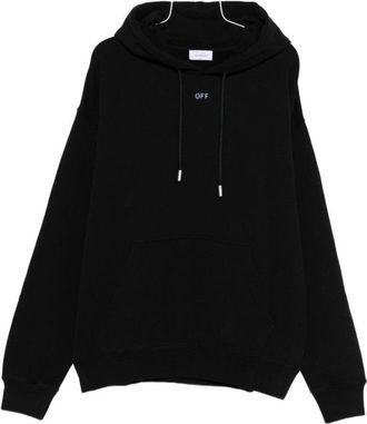Off-white Classic Black And Grey Graphic Hoodie