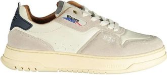Blauer Witte Polyethyleen Heren Sneaker - Heren - Sneakers - Veelkleurig - 41 EU - Schoenen