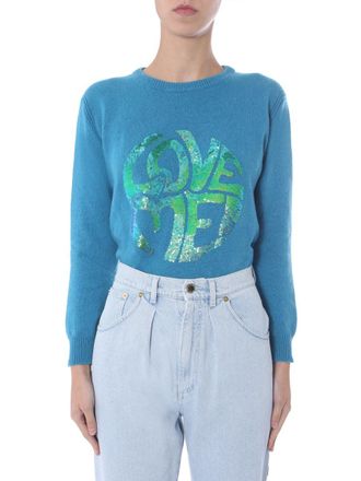 Alberta Ferretti Wool Sweater - Blue