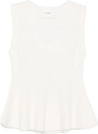 Lisa Yang Top Lisa Yang - Dames - Tops zonder mouwen - Wit - S - Tops