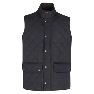 Barbour Vests, male, Blue, Size: M New Lowerdale Vest