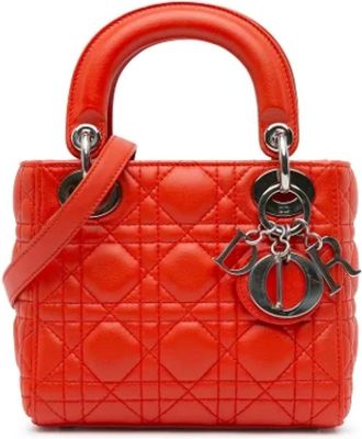 Dior Borsa a mano vintage in pelle Pre-owned - - Pre-owned - Donna - Rosso - ONE SIZE